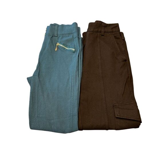 Women’s pants bundle size small two pair teal green and black - Picture 1 of 13